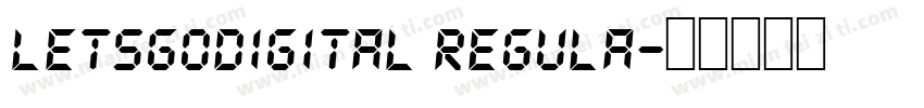 LetsgoDigital Regula字体转换